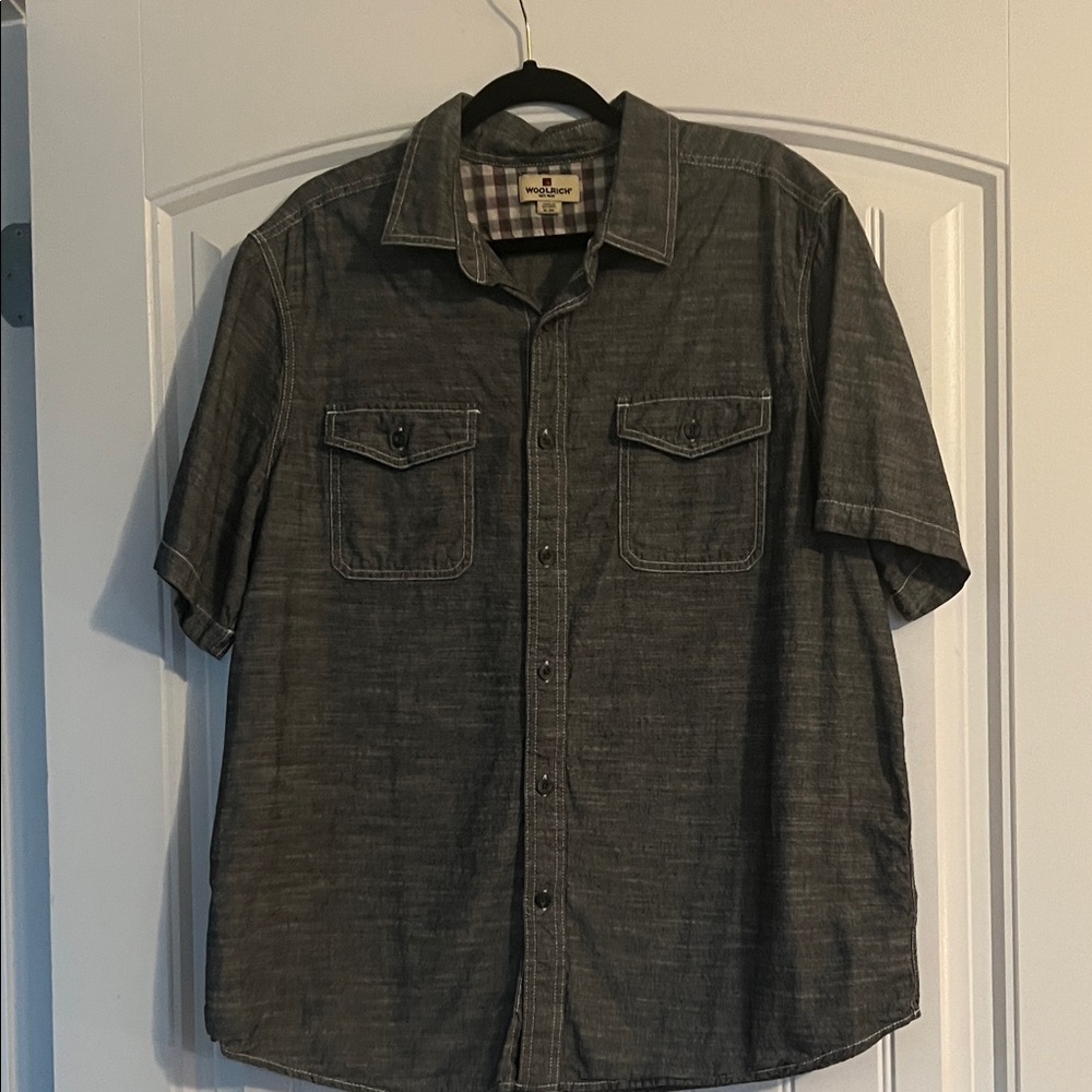 Woolrich denim Button-Down Shirt XL